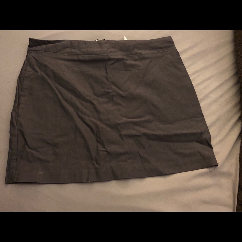 Grey mini skirt Bloom